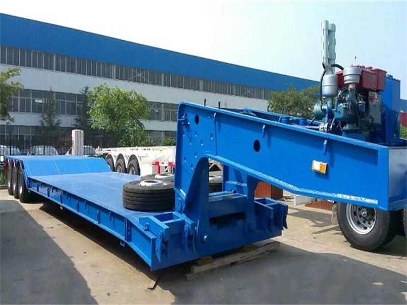 Removable Gooseneck Lowboy Trailer
