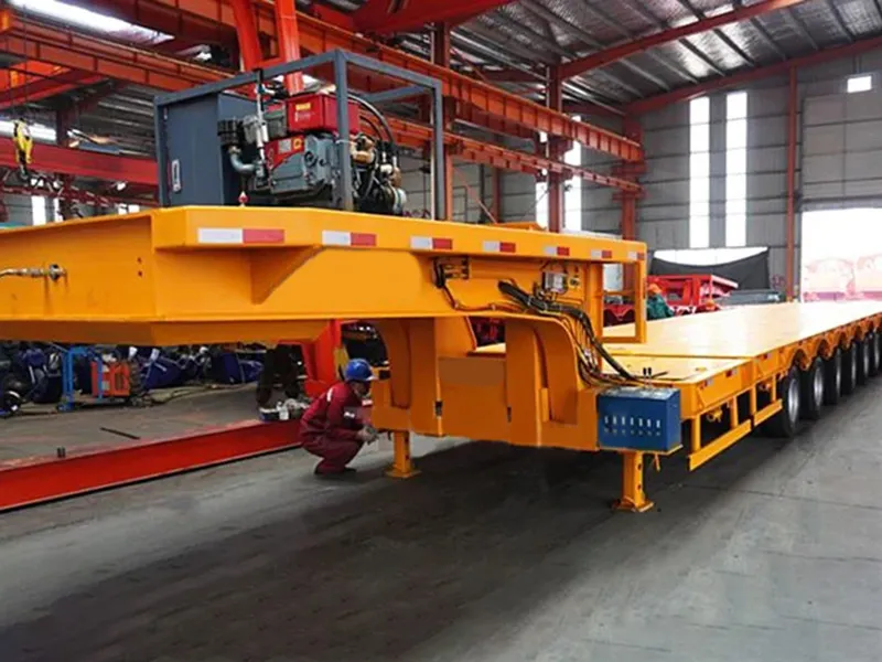 10 Axle Extendable Semi Trailer