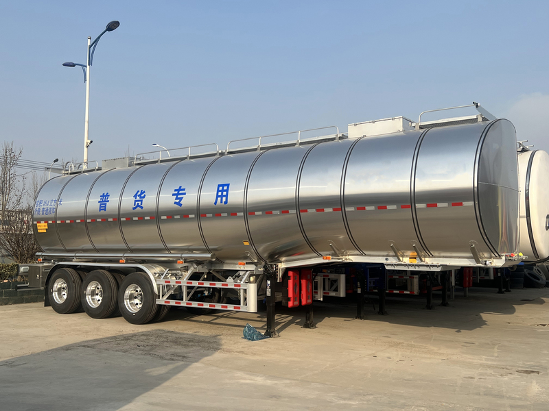 CIMC 3 Axles Aluminum Diesel Transfer Tank Trailer