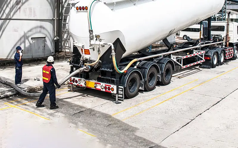 Bulk Cement Tank Trailer-a
