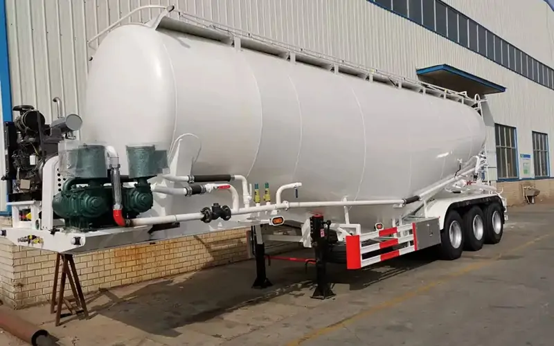 Bulk Cement Tank Trailer-a