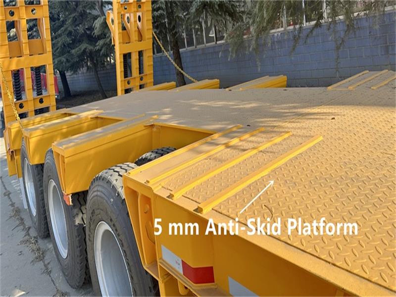 6 Axles Extendable Lowbed Trailer
